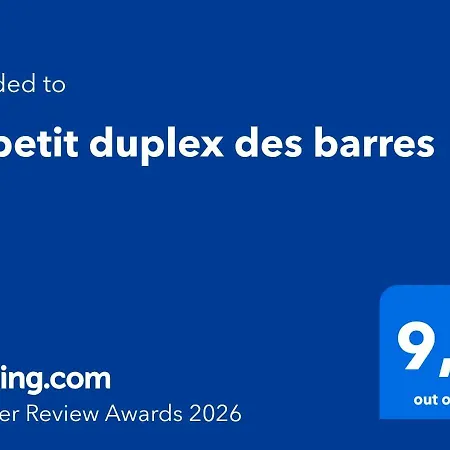 Le Petit Duplex Des Barres